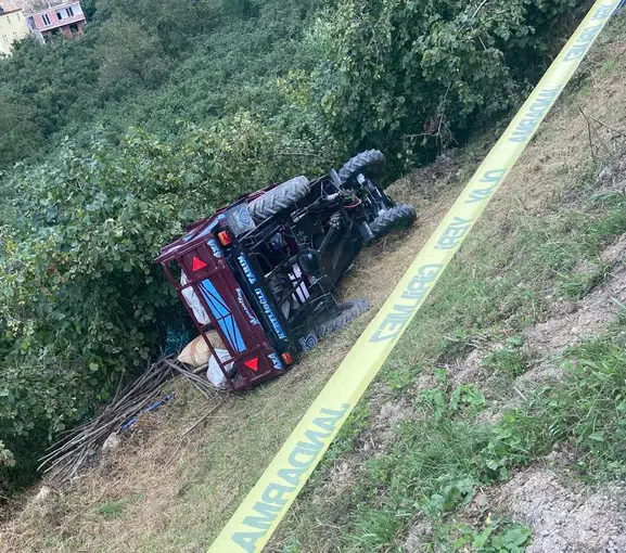 Ordu’da tarım aracı faciası Bir kişi hayatını kaybetti