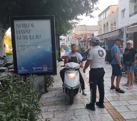Bodrum sokaklarında işgale geçit yok