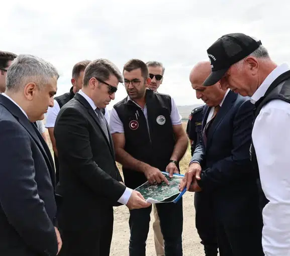Merzifon çiftçisinin su hasreti bitiyor