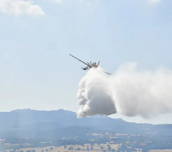 Çanakkale Ezine’de çıkan orman yangını korkuttu