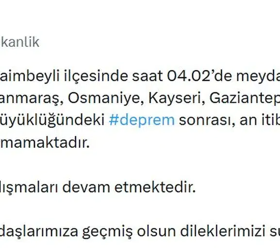Sabahın ilk ışıklarında bölgeyi sarsan deprem: Adana merkezli sarsıntı çevre illerde de hissedildi