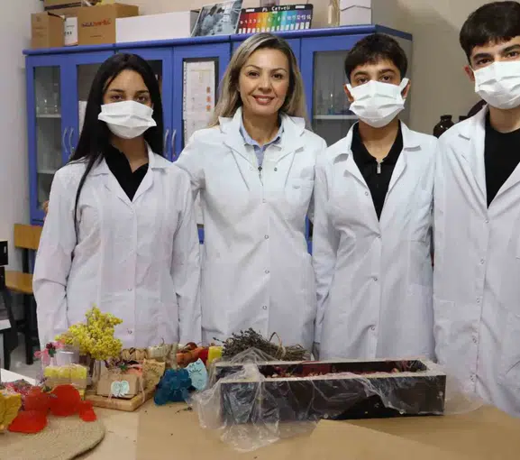 Bolu'da mutfak atıkları laboratuvarda hayat buldu: Çöpe gidecek yağlar sabuna dönüştü