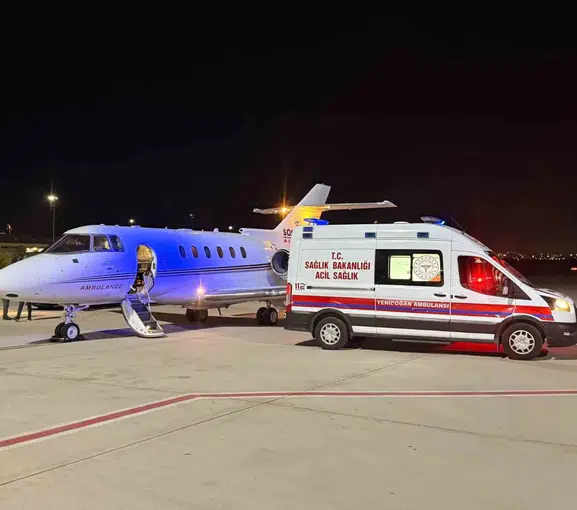 Minik Eylül için zamanla yarış: Batman'dan Konya'ya kritik hava köprüsü