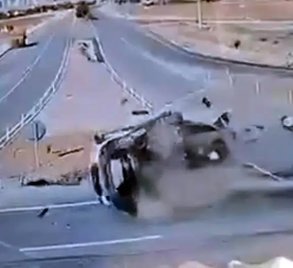 Kahramanmaraş'taki feci kazanın güvenlik kamerası görüntüleri dehşeti gözler önüne serdi