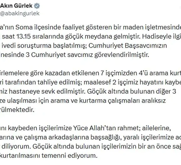Soma'da yerin metrelerce altında acı haber: Maden ocağında göçük
