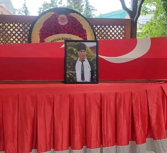 Kıbrıs gazisi İsmet Tancan Samsun'da törenle uğurlandı