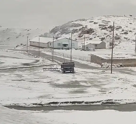 Van'da mevsimler karıştı Mayıs ayında lapa lapa kar yağışı