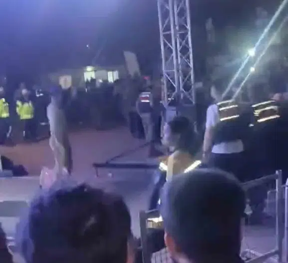 Adıyaman Motofest alanında konser sırasında kavga çıktı