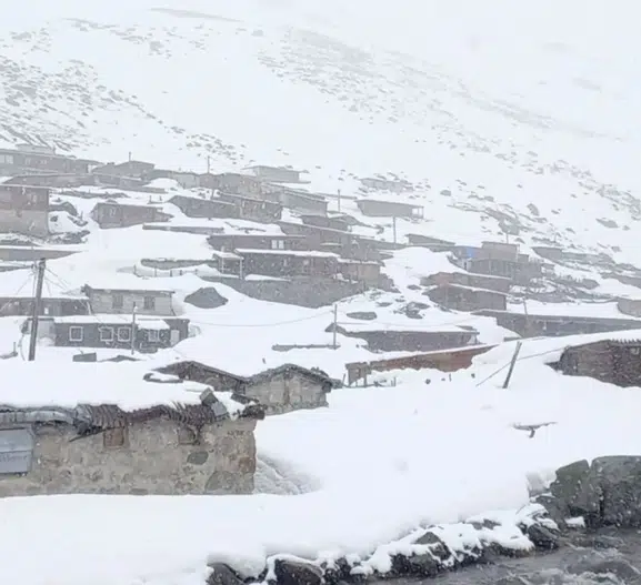 Rize yaylalarında mayıs ortasında kış sürprizi