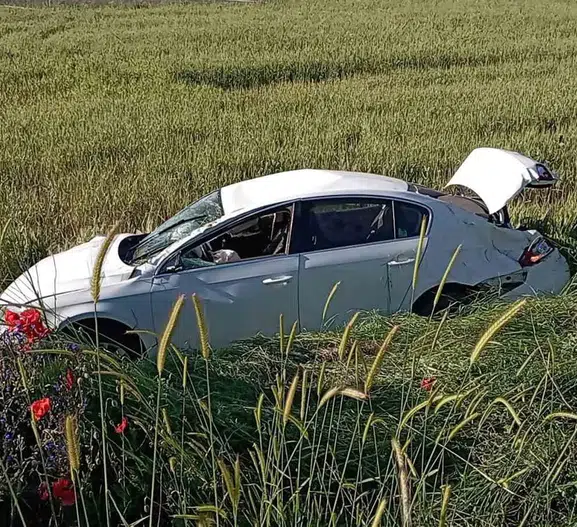 Tokat’ta korkunç kaza Traktör ikiye bölündü