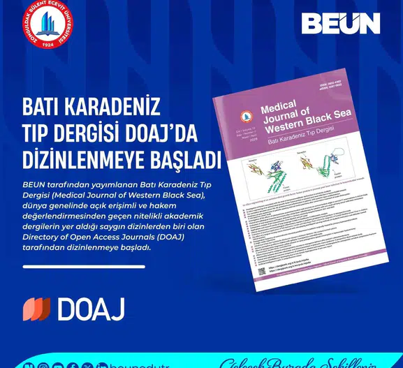 Zonguldak kaynaklı tıp dergisi artık dünyaca ünlü dizinlerde
