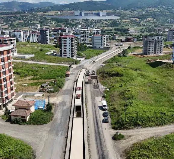 Samsun genelinde ulaşım ağını yenilemek için hummalı çalışma başladı
