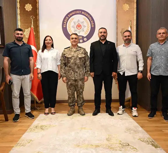 Elazığ’da yeni emniyet müdürü ve basın arasında ilk temas