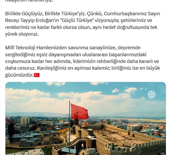 İletişim Başkanı Duran'dan birlik mesajı