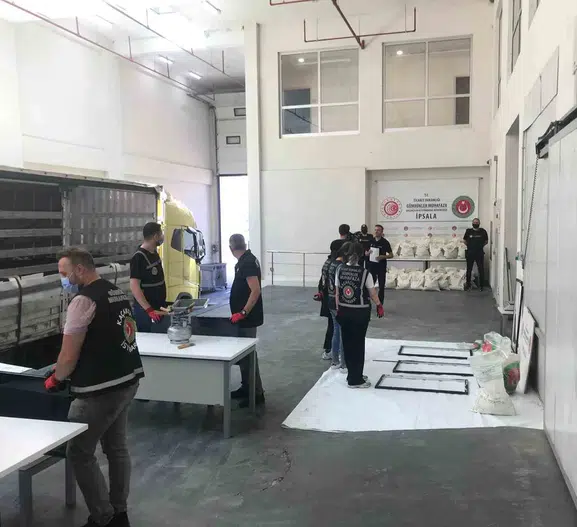 İpsala Sınır Kapısında dev uyuşturucu operasyonu