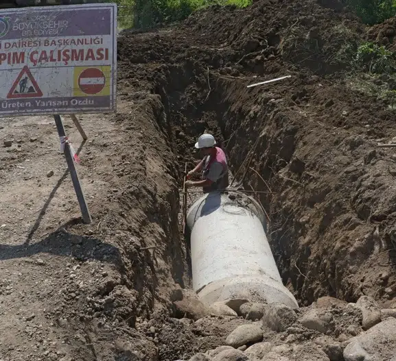 Fatsa sanayi bölgesinde su baskını riski bitti