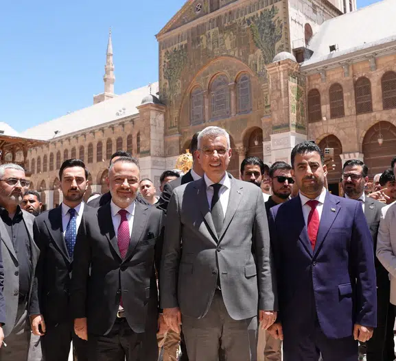 Sağlık Bakanı Memişoğlu Şam ziyaretinde Emevi Camii'ne gitti