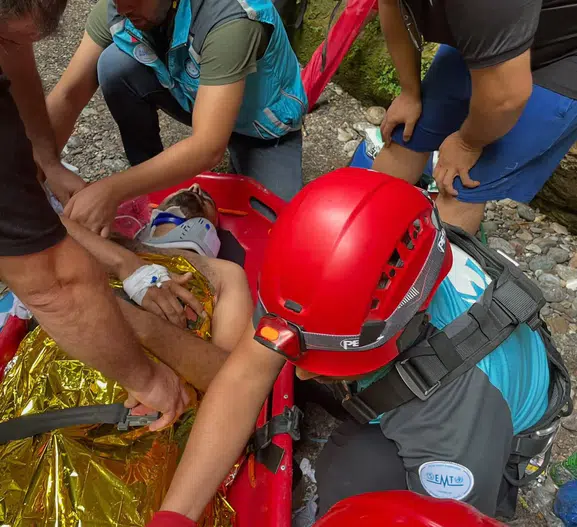 Osmaniye'de kanyon kazası Helikopterle hayat kurtarıldı