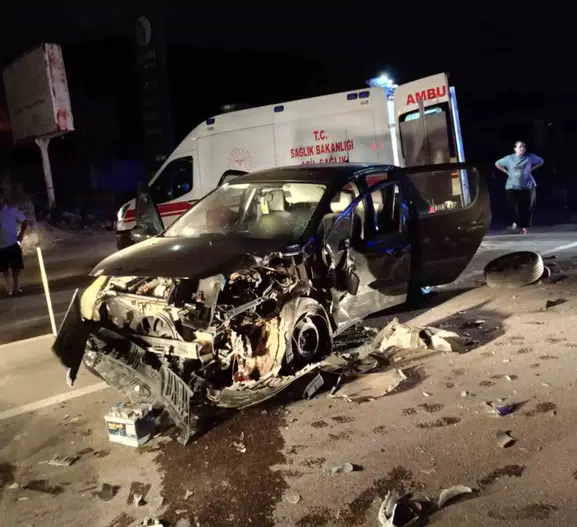 Düziçi yolunda zincirleme kaza 5 kişi hastaneye kaldırıldı