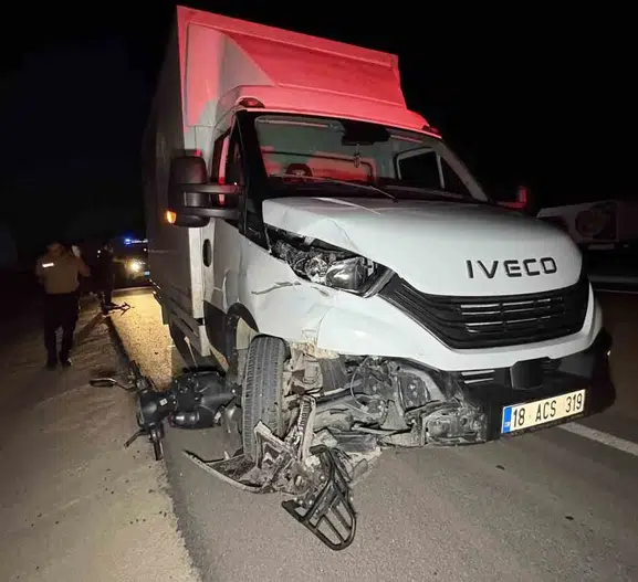 Çorum’da motosiklet kazası 23 yaşındaki sürücü hayatını kaybetti