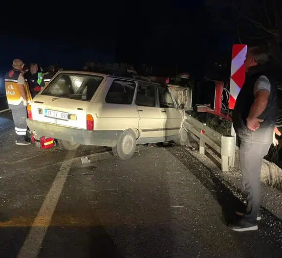 Taşköprü yolunda traktör kazası Bir hayat söndü
