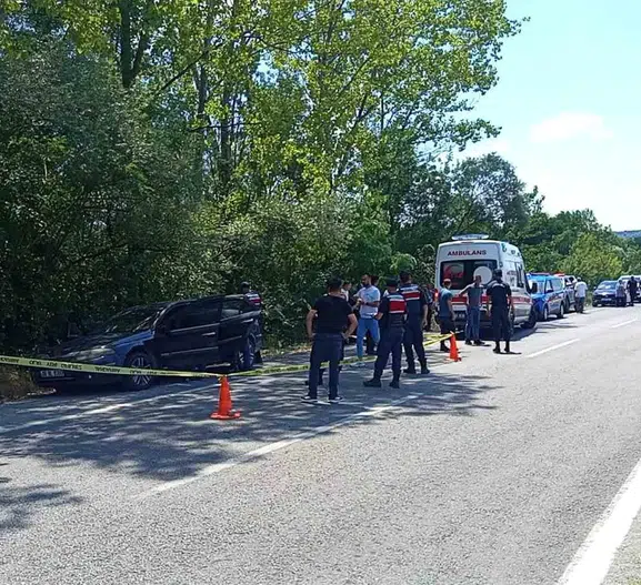 Zonguldak yol kenarında acı olay