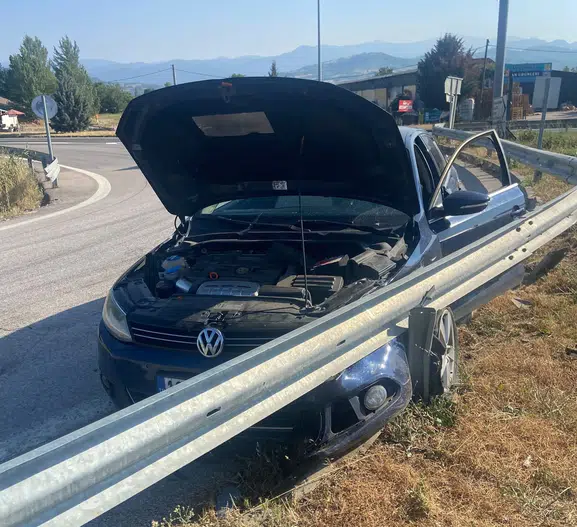 Navigasyonun kurbanı oldu İnegöl yolunda kaza