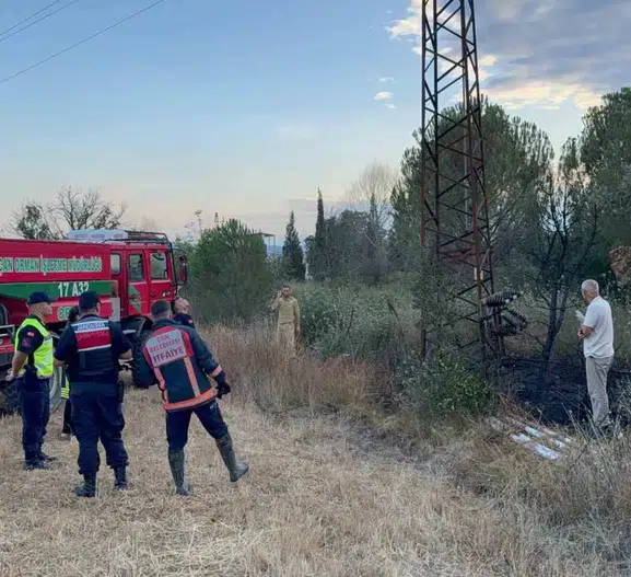 Çan'da elektrik direği faciayı tetikliyordu