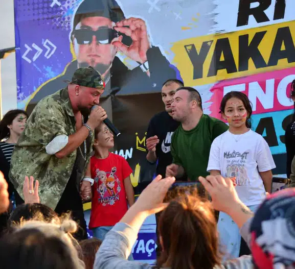 Çorum Millet Bahçesi rap müzikle engelleri aştı