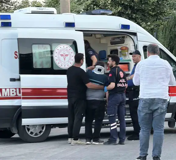 Burdur’da akşam trafiğinde motosiklet kazası