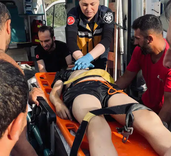 Ordu'da 12 yaşındaki çocuğun ırmakla imtihanı