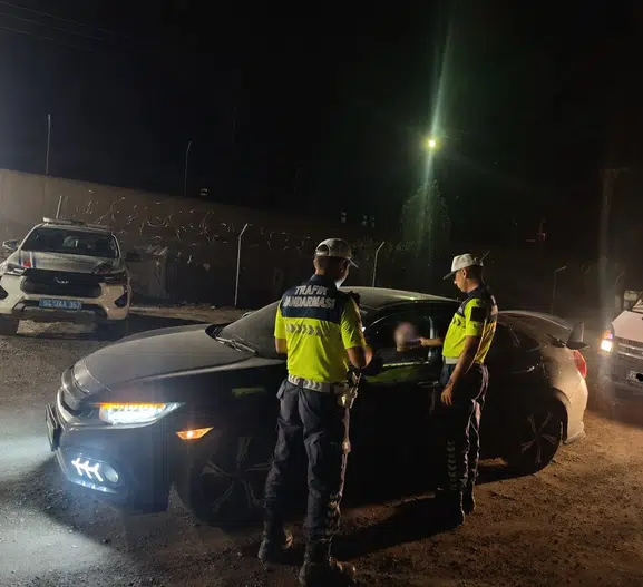 Diyadin yollarında sıkı denetim 28 sürücüye ağır ceza