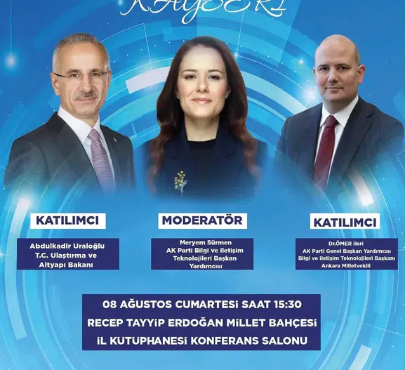 Bakan Uraloğlu Kayseri gençleriyle soruları yanıtlayacak