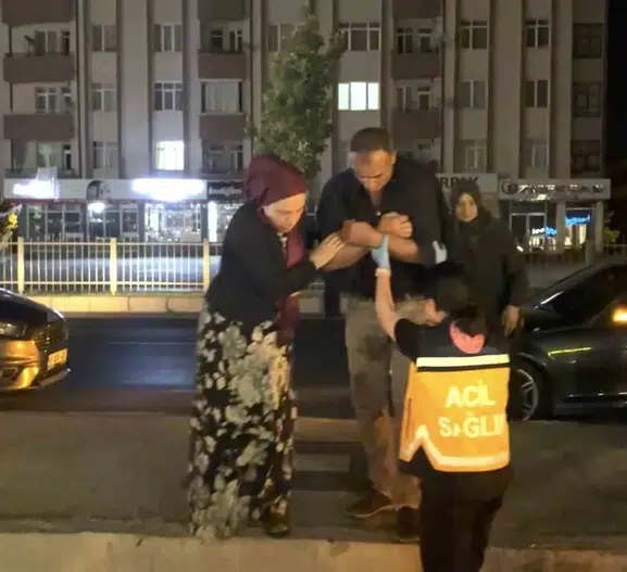 Aksaray yolunda makas dehşeti Bir sürücü hastanelik oldu