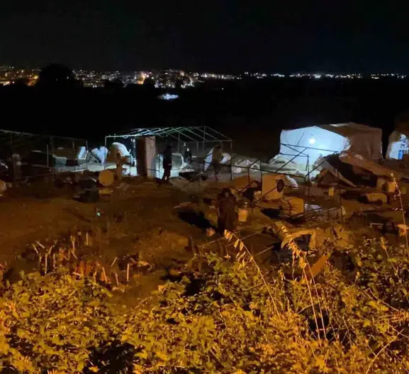 İnegöl'de çadır kentte aile kavgası 6 yaralı