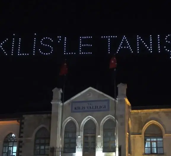 510 yıllık zafer Kilis semalarında dronlarla kutlandı