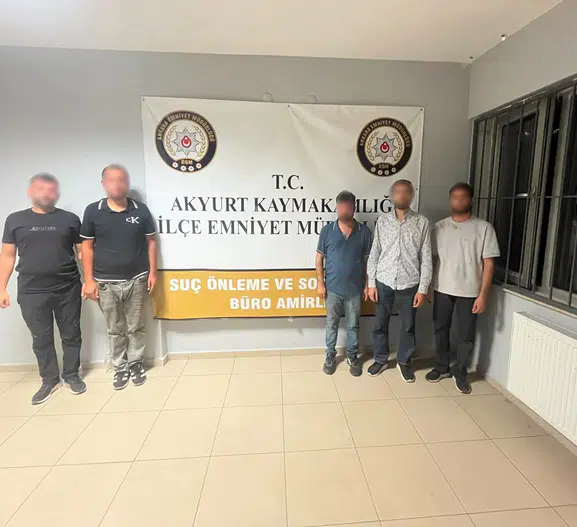 Ankara Akyurt’ta polisten kaçan beş kişiye ağır fatura