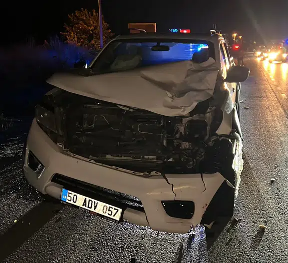 Acıgöl yolunda acı son: Kamyonet çarptı, 54 yaşındaki yaya olay yerinde can verdi