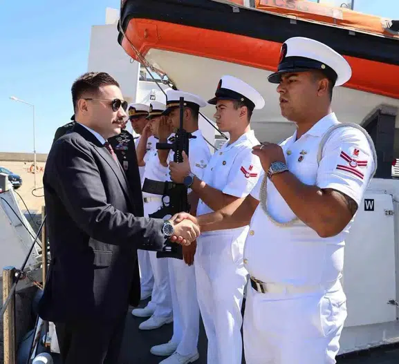 Gökçeada'da Mavi Vatan Nöbetçilerine Anlamlı Ziyaret