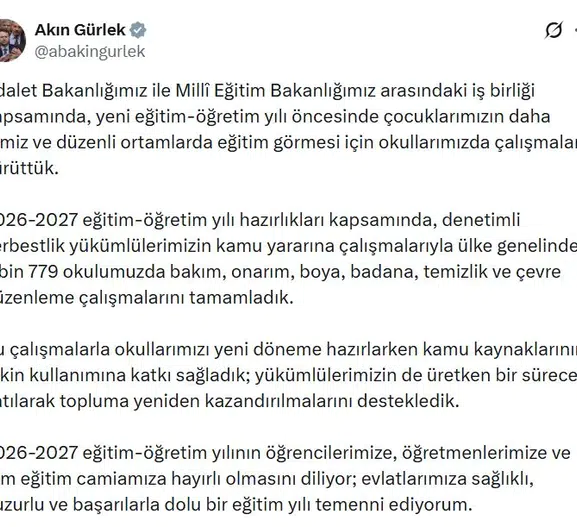 Okullarda yeni dönem öncesi hummalı çalışma: Binlerce yükümlü kolları sıvadı