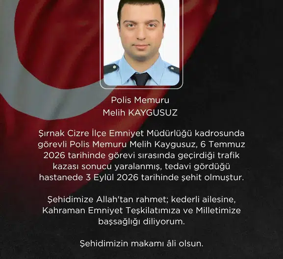 Şırnak'tan gelen acı haber: Görev başında yaralanan polis memuru yaşam mücadelesini kaybetti