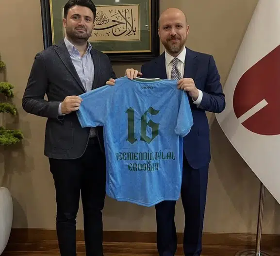 Yeşil Beyazlılardan Bilal Erdoğan'a Anlamlı Hediye