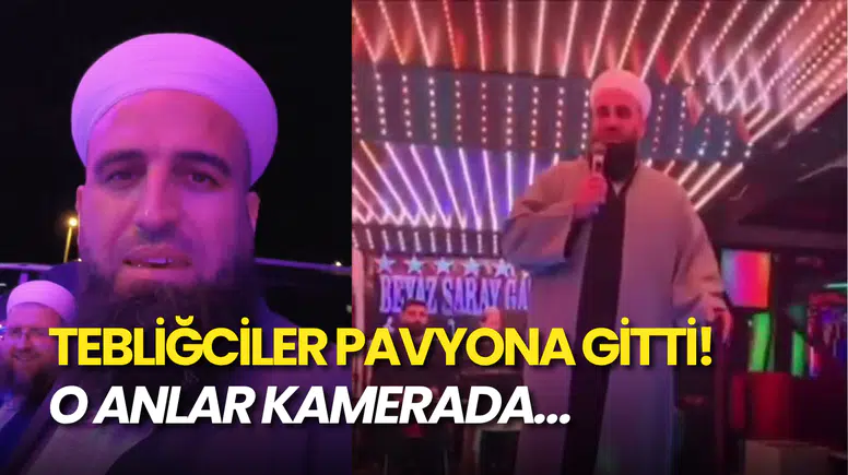 Tebliğciler Pavyona Gitti! O Anlar Kamerada…