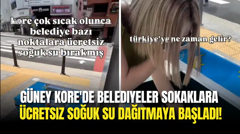 Alevler Gibi Sıcaklar! Sokaklarda Ücretsiz Soğuk Su Stantları Kuruldu!