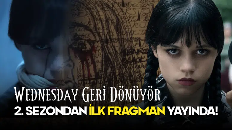 Wednesday Geri Dönüyor: 2. Sezondan İlk Fragman Yayında!