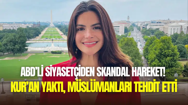 ABD’li siyasetçi Valentina Gomez Kur’an-ı Kerim’i yaktı, Müslümanları tehdit etti