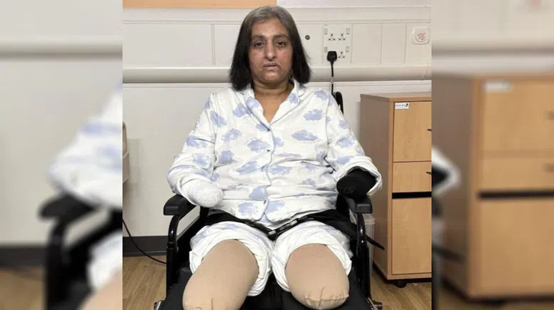 Evcil köpeğinin teması hayatını değiştirdi: Dört uzvunu kaybetti