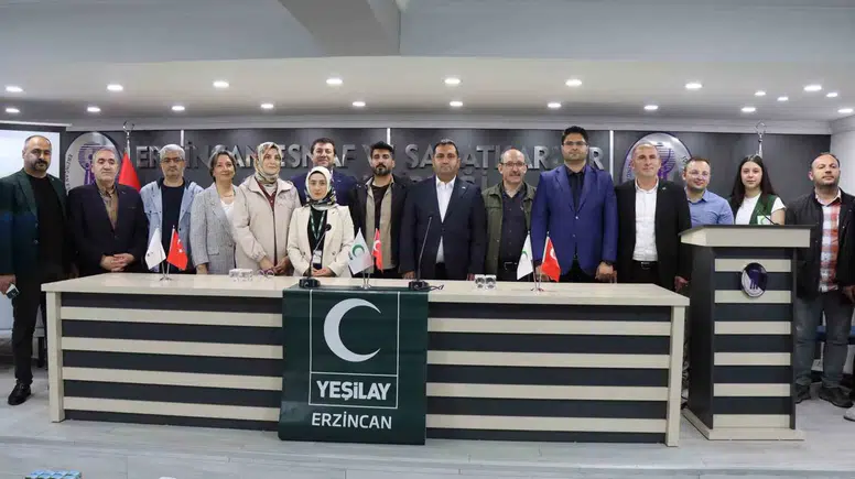 Yeşilay Erzincan şubesinde Bilal Selçuk dönemi yeniden başladı