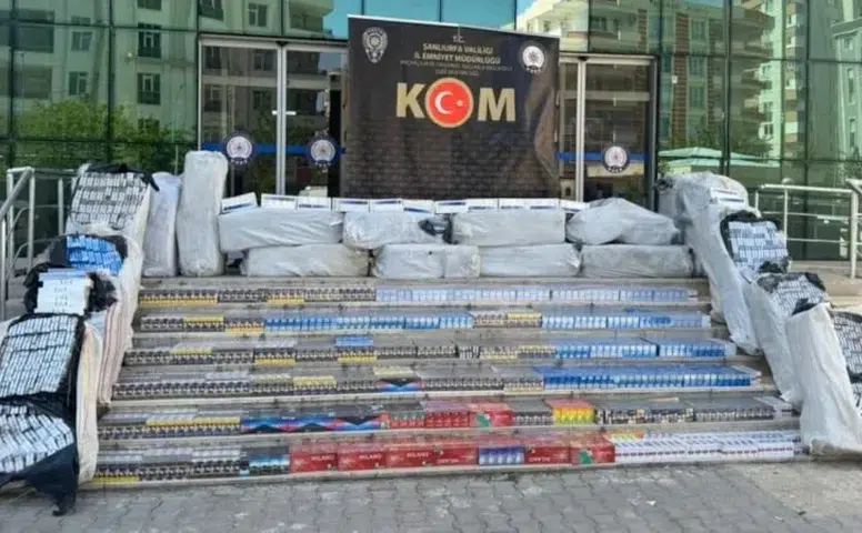 Saman balyalarının ardındaki büyük vurgun: Şanlıurfa polisinden kaçakçılara ağır darbe