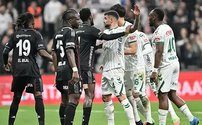 Dolmabahçe'de Konyaspor fırtınası: Beşiktaş kupaya son saniye golüyle veda etti